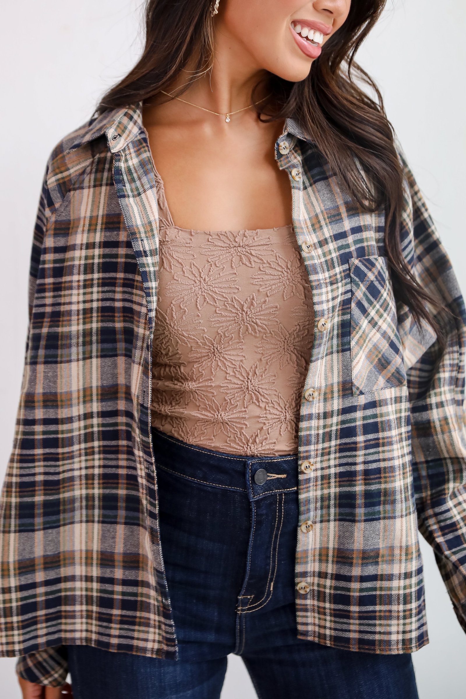 Autumn Concept Plaid Flannel